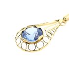 Image 9 of Gold Pendant with Topaz; 14 Karat