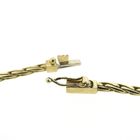 Image 5 of Two-tone gold necklace with 0.26 ct diamond pendant.