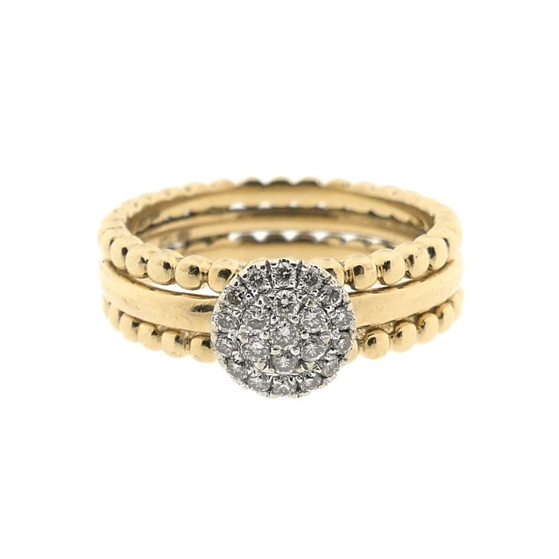 Image 5 of Gold ring with diamond | 0.25 ct.