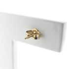 Image 5 of Gold faceted stud earrings