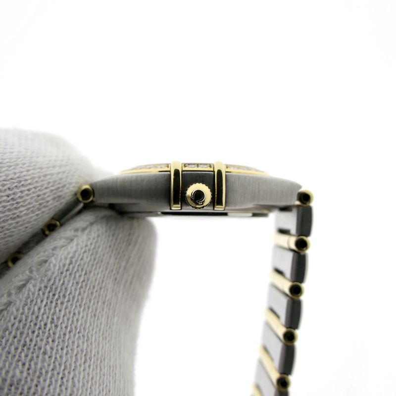 Image 12 of Omega Constellation Manhattan; Women's watch with mother-of-pearl dial and diamonds