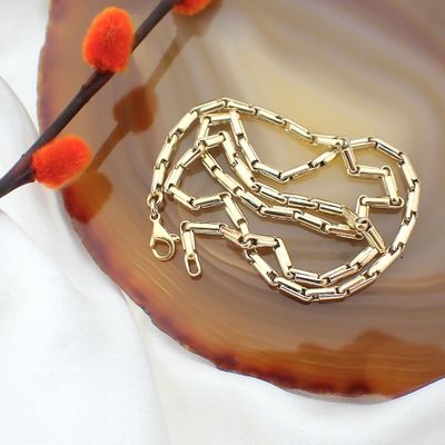 Image 2 of Golden fantasy link chain | 46.5 cm