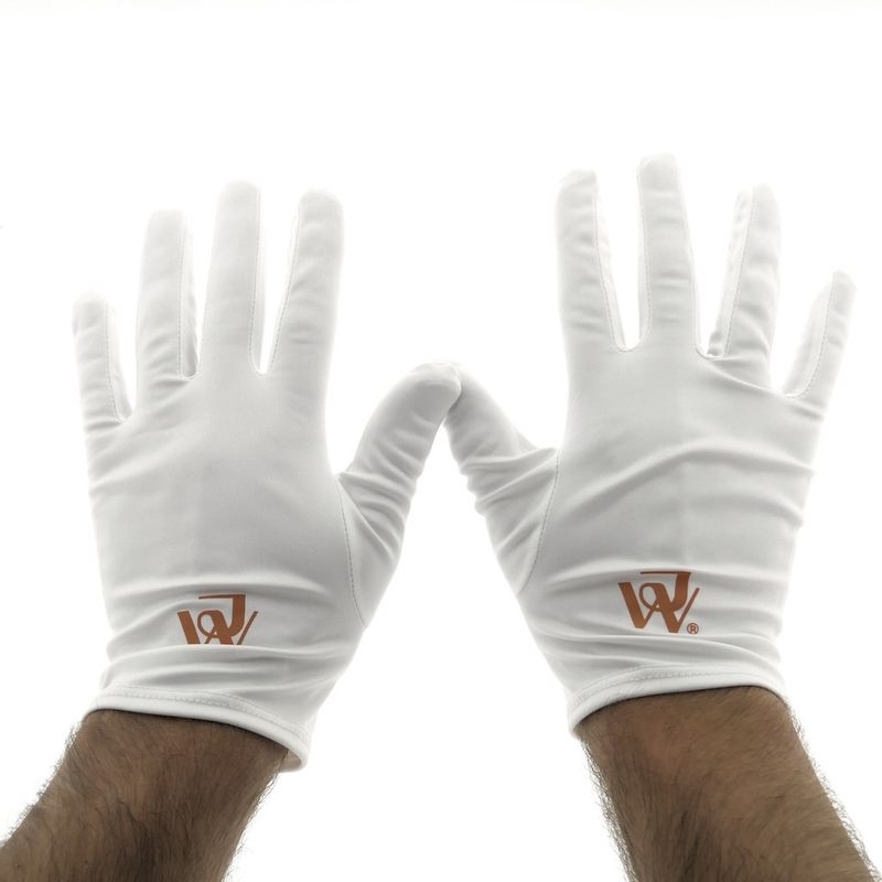 Image 5 of Luxury jewelry gloves; Dust-free and comfortable; WHITE; Size: S/M