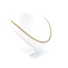 Image 6 of Gold flat gourmet link chain | 54 cm