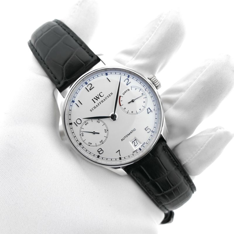 Image 19 of IWC Portuguese '7 Days' Platinum IW5001-04; Platinum men's watch (500 pieces limited edition)
