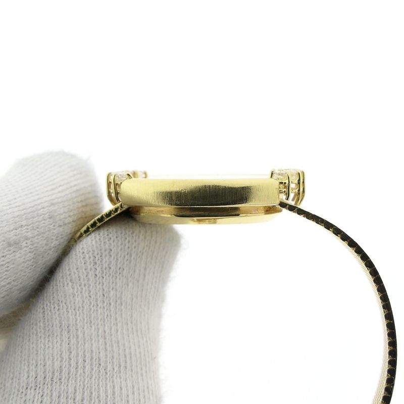 Image 9 of Omega Deville; 18k gold watch with lapis lazuli dial and diamonds