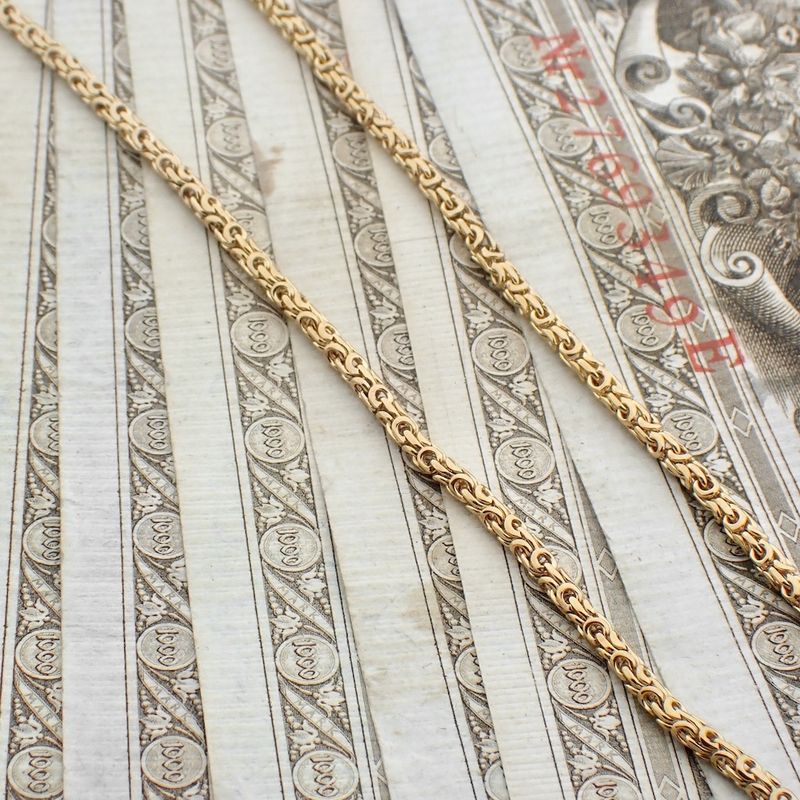 Image 2 of Gold round king chain | 46 cm