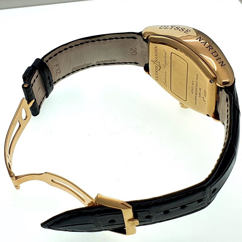 Image 15 of Ulysse Nardin Ludovico; 18k rose gold men's watch with perpetual calendar