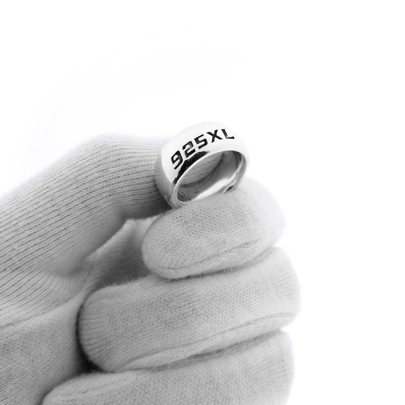 Image 5 of Wide silver ring