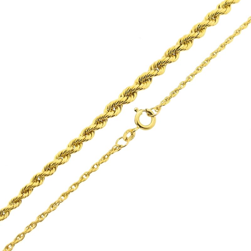 Image 4 of Gold twisted/Singapore link chain