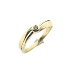 Image 1 of Gold ring with zirconia