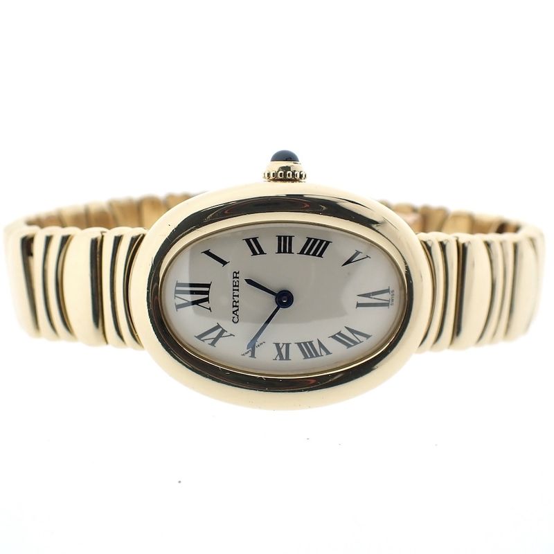 Image 11 of Cartier Baignoire 1954; 18k. gold ladies watch