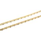 Image 5 of Gold necklace with a fixed pendant and diamond; 0.04 ct | 45.5 cm