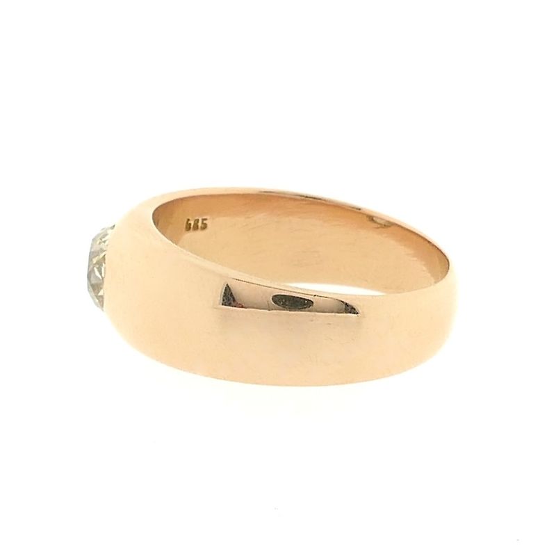 Image 7 of Rose gold solitaire ring with diamond