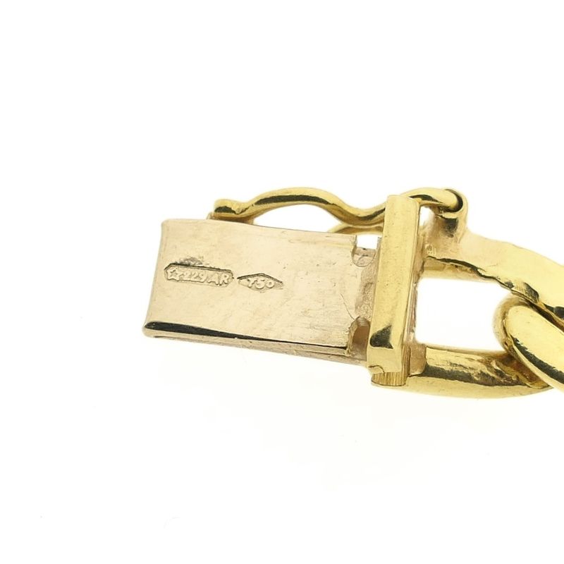 Image 6 of Long gold Figaro link chain