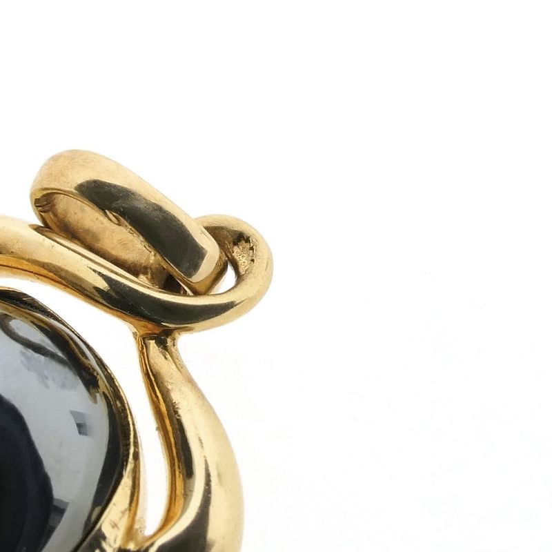 Image 8 of Gold pendant with hematite