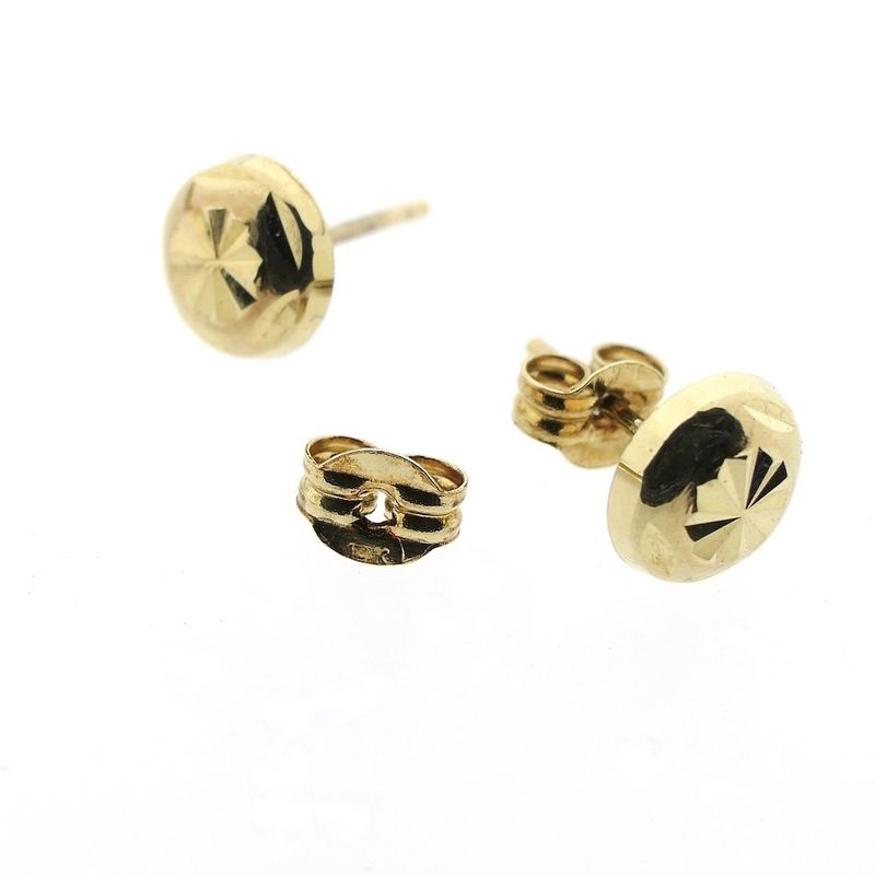 Image 4 of Gold vintage stud earrings