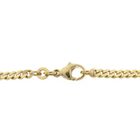 Image 4 of 8-karat flat gourmet link chain | 50 cm