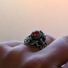 Image 8 of Vintage Silver Ring with Carnelian