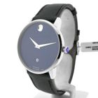 Image 2 of Movado Museum Classic; Automatic men's watch with blue dial; 0607565