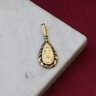 Image 10 of Gold pendant with elegant engraving