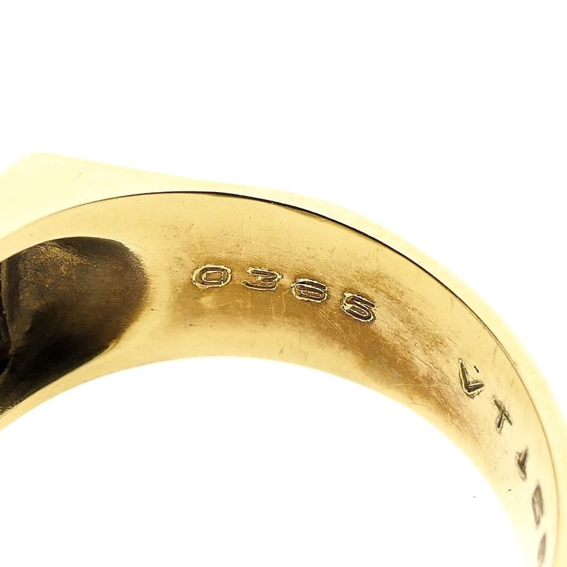 Image 6 of Two-tone gold solitaire ring with diamond | 0.36 ct.
