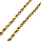 Image 6 of Twisted Gold Chain Necklace | 46 cm