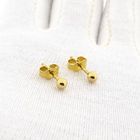 Image 11 of 18 Krt. Vintage Gold Stud Earrings