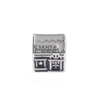 Image 1 of Pandora charm; Silver; Santa's Home