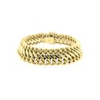 Afbeelding 5 van Gouden Franse gourmetschakel armband