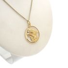 Image 3 of 18 carat gold pendant of the Roman goddess Fortuna