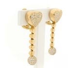 Image 3 of Chopard gold earrings with diamonds; 1.66 ct.