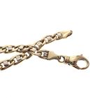 Image 4 of Two-tone gold navy link bracelet