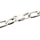 Image 5 of Silver wide gourmet link necklace | 51 cm