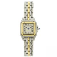 Cartier Panthère '1 Row'; 18k gold/steel women's watch
