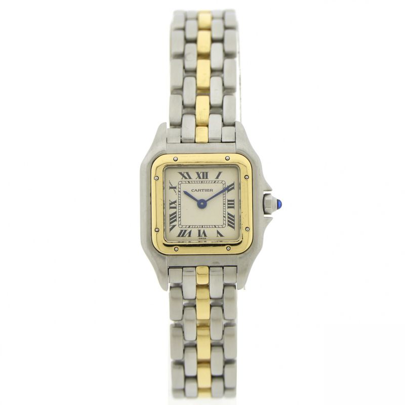 Image 1 of Cartier Panthère '1 Row'; 18k gold/steel women's watch