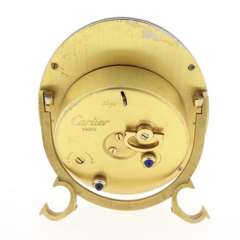 Image 4 of Cartier Baignoire; Mechanische tafelklok/wekker/bureauklok