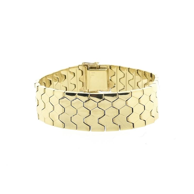 Image 3 of 8 carat wide fantasy link bracelet