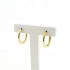 Image 4 of Gold matte earrings | Ø 20 mm