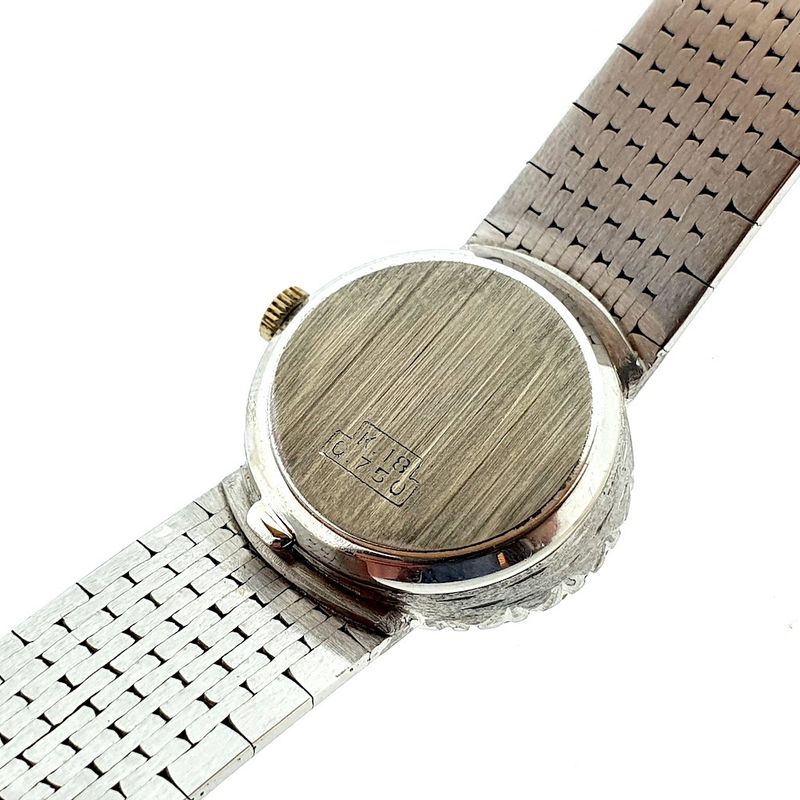 Image 8 of Omega Vintage 'Cocktail'; 18k white gold women's watch with diamonds