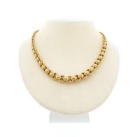 8-karat Jasseron link chain | 42.5 cm