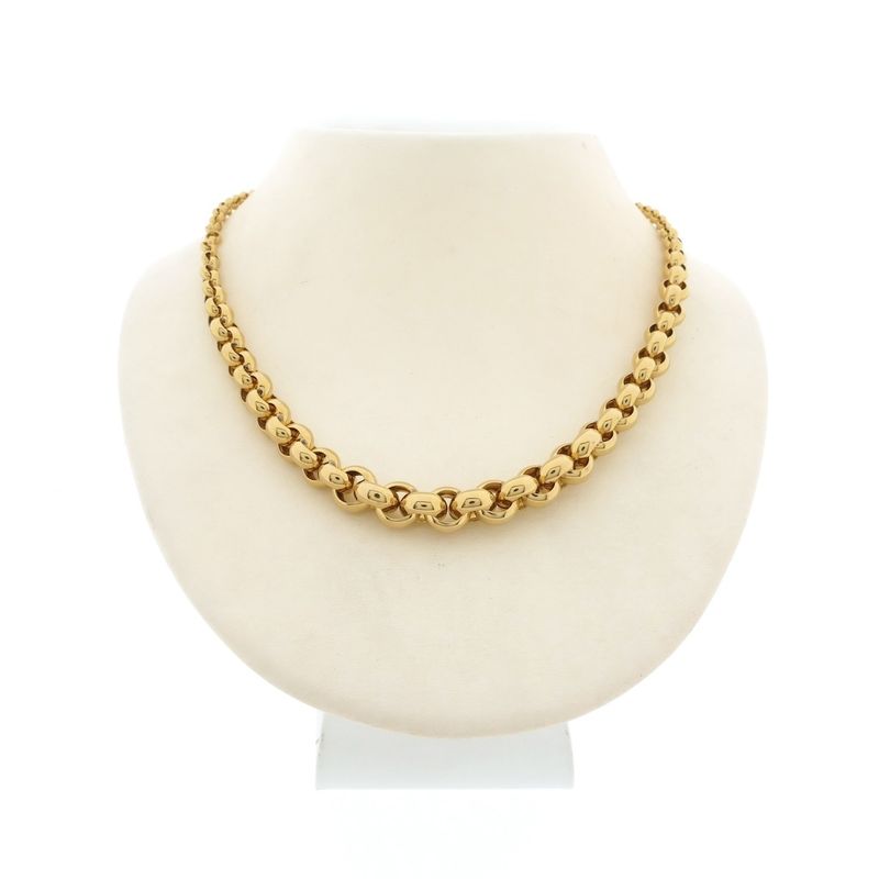 Image 1 of 8-karat Jasseron link chain | 42.5 cm