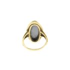 Image 3 of Gold ring with hematite