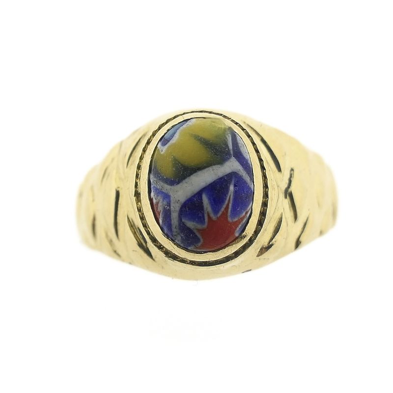 Image 3 of 18-karat gold ala kondre ring | Traditional Surinamese