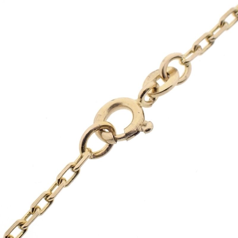 Image 7 of Gold anchor link chain | 61 cm