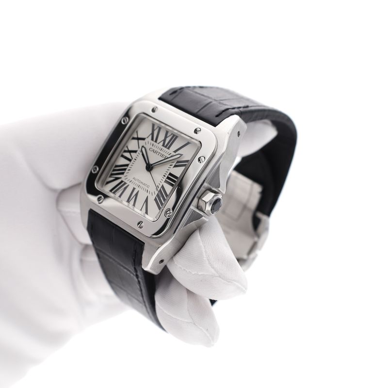 Image 16 of Cartier Santos 100 XL Automatic W20076X8/2656; Automatic men's watch