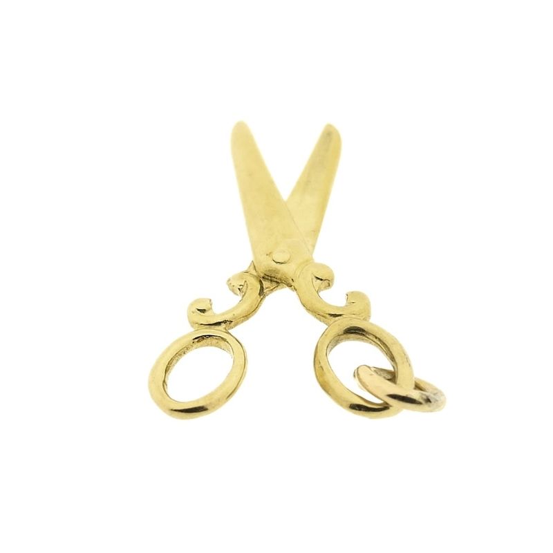 Image 6 of Gold pendant of scissors