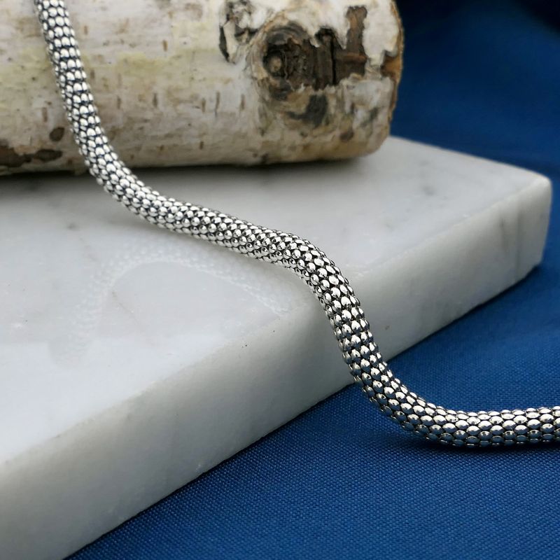 Image 2 of Silver Mesh Link Bracelet