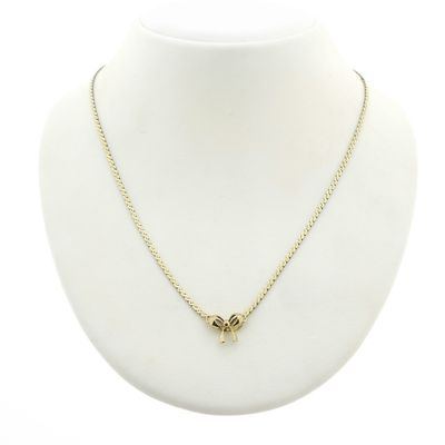 Image 1 of Necklace with bow | 43 cm