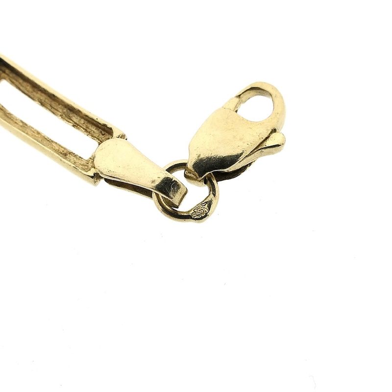 Image 7 of Two-tone gold fantasy link necklace